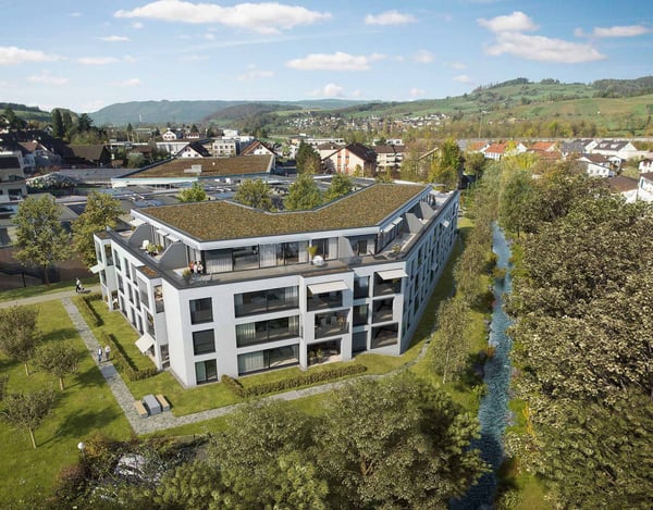Exklusive 3.5-Zimmer-Wohnung an zentraler und ruhiger Lage in Frick 2