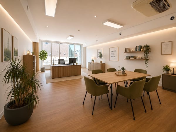 Helle Gewerbe-, Büro- oder Praxisfläche mit Terrasse im Herzen von Bas 3