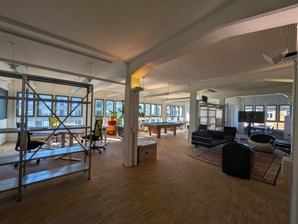 Möblierte Loft-Bürofläche mit Dachterrasse 1
