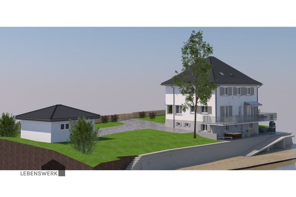 Wohnen, wo andere Urlaub machen Haus mit Seezugang, Steckborn TG 3