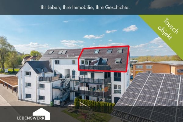 Zum Tausch: Moderne 5.5-Zimmer-Dachmaisonette im Herzen von Tägerwil 1