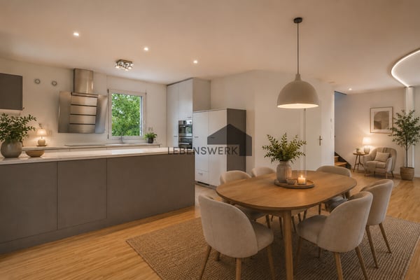 Doppeleinfamilienhaus mit Garten, Attikaterasse, Seesicht und Doppelga 2