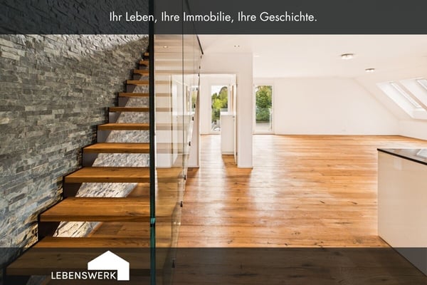 Wohnen mit Wow-Effekt. Exklusive 4.5-Zimmer-Dach-Maisonette in Landsch