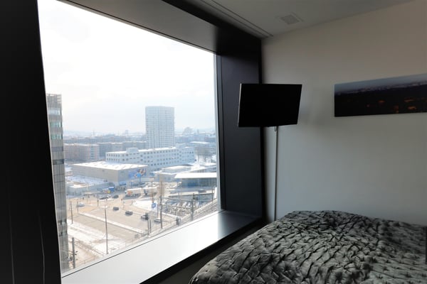 Blick auf Zürcher-Skyline, den Uetliberg und auf die Glarner Berge 6