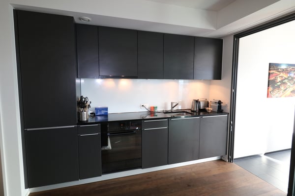 Blick auf Zürcher-Skyline, den Uetliberg und auf die Glarner Berge 2