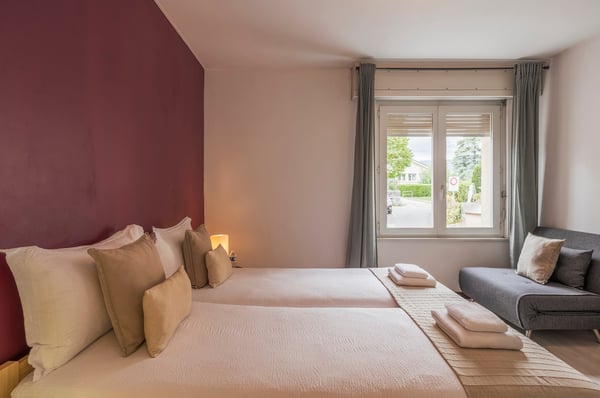 Furnished Service Apartments with view on Lake Geneva and in between vineyards 2