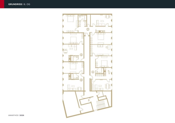 Möblierte 3.5-Zimmer-Wohnung, 54.6 m2, 6. Stock, NK inklusive, CHF 1'130 20