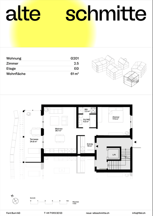 Moderne 2.5-Zimmer-Wohnung mit Minergie-Standard in Güttingen 5
