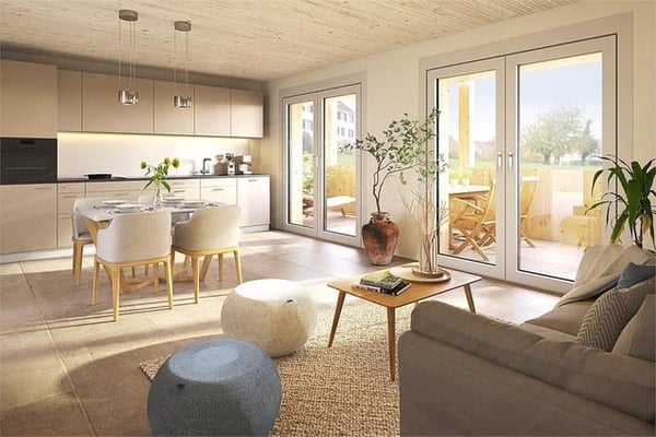 Moderne 2.5-Zimmer-Wohnung mit Minergie-Standard in Güttingen 3