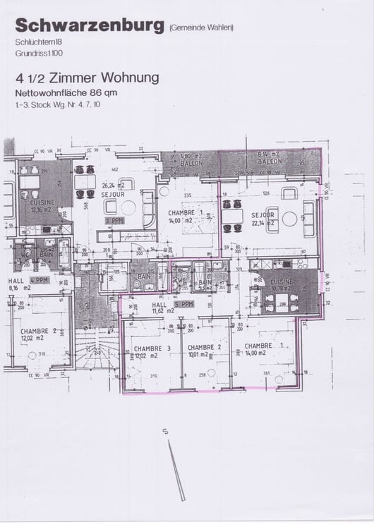 Helle 4½-Zimmer-Wohnung mit neuer Wohnküche in Schwarzenburg 15