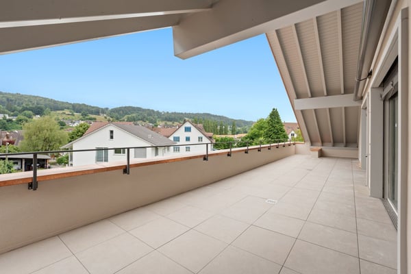 Erstbezug: exklusive Attika-Wohnung mit riesigem Balkon und Cheminée 13