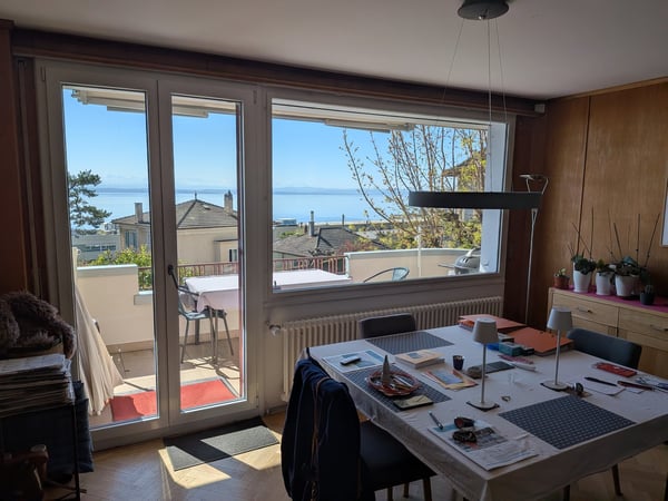 Grand duplex 6.5 pièces avec vue panoramique sur le lac et les Alpes, jardin privé 3