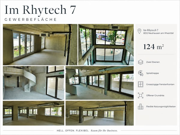 Gewerbefläche mit Charakter im Rhyfall Village 3