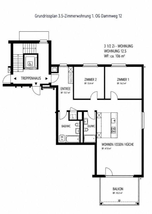 Grosszügige 3.5-Zimmer-Minergiewohnung mit 106 m², zwei Bädern und grosser Loggia 17