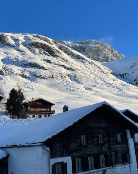 Charmante 6-Zimmer-Wohnung mit Cheminée und atemberaubender Bergkulisse in Avers-Cresta 7