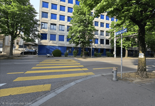 Aussergewöhnlichen Gewerbelokal im Erdgeschoss eines Gewerbegebäude 2