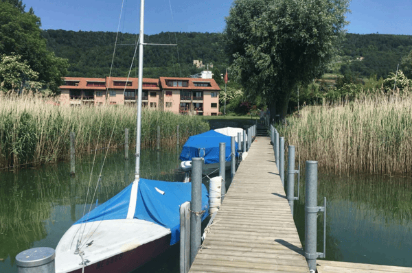 Duplex, privater Garten & Seezugang / duplex, jardin privé & accès au lac