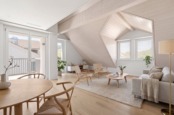 Erstbezug: Stilvolle und grosszügige Maisonette-Wohnung 3