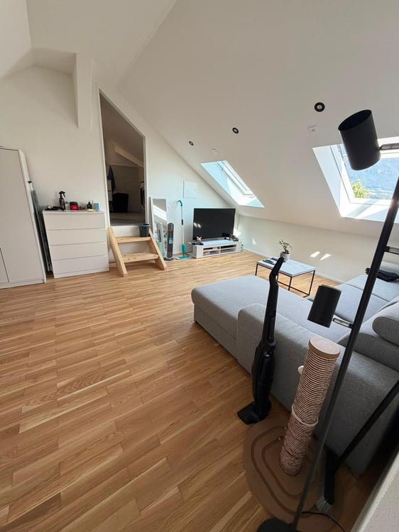 Kernsanierte, moderne 1.5-Zimmer-Dachwohnung in Sevelen 2