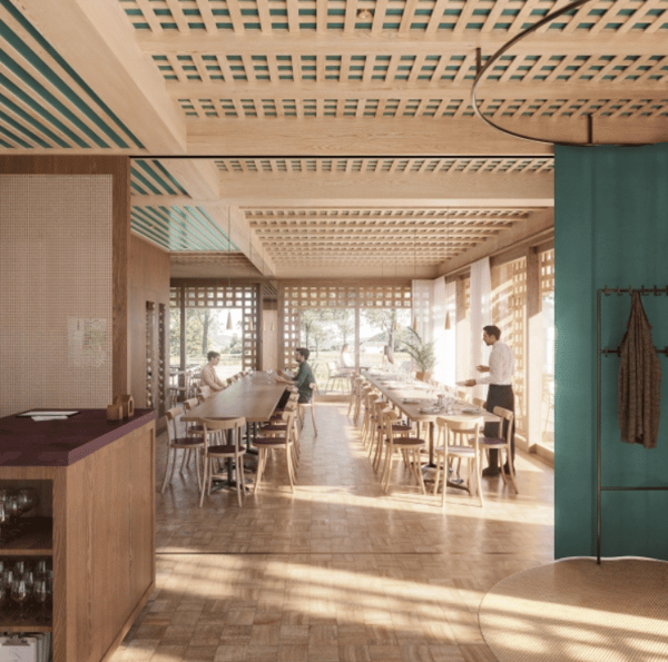 Neubau Restaurant Schützen Unterägeri mit Terrasse im Freizeit- und Naherholungsgebiet 6