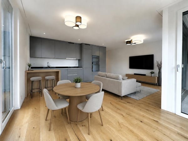 Wer Zürich kennt, wohnt bewusst in Wetzikon - 1.5 Zimmer, Eichenparkett, zwei Bäder 1