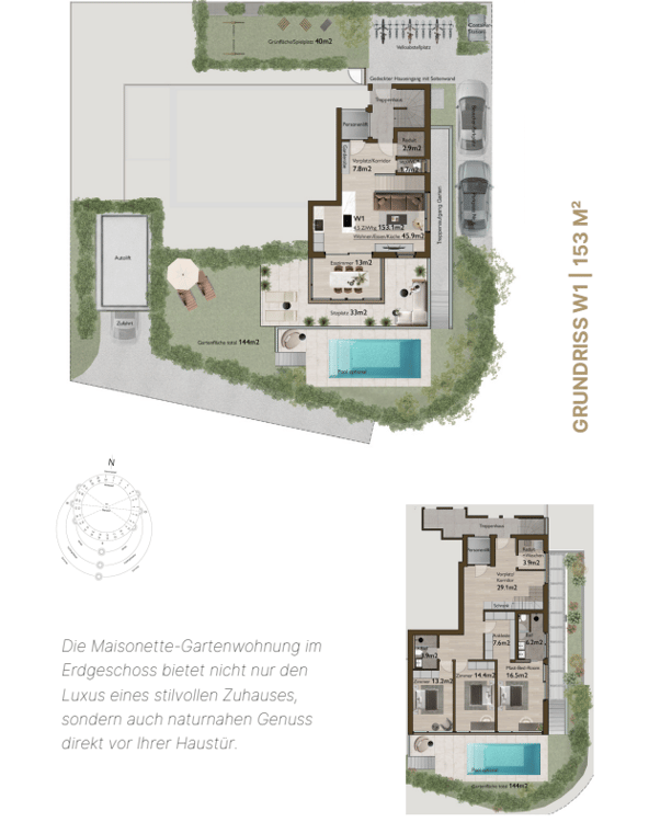 Ein Zuhause der Extraklasse: Luxuriöse 4.5-Zimmer-Maisonette Wohnung mit exklusivem Privatgarten 7