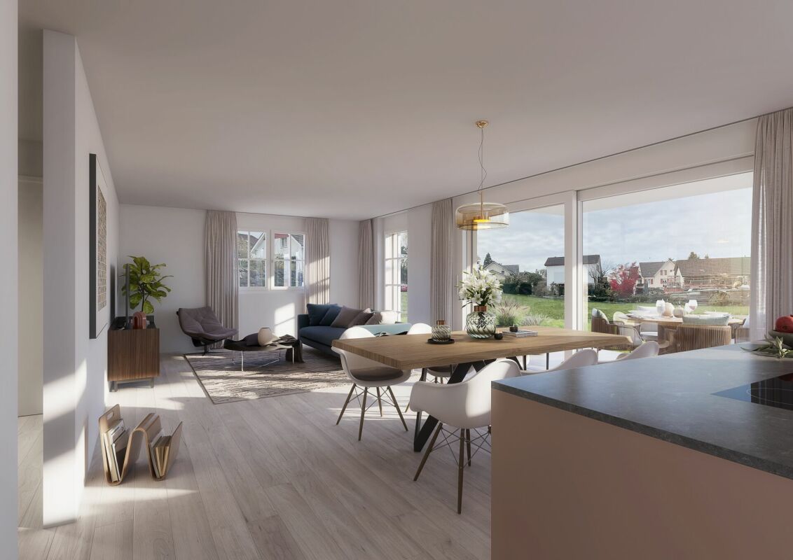 Ihr neues Zuhause im Grünen - Projekt Kleeblatt Pfyn