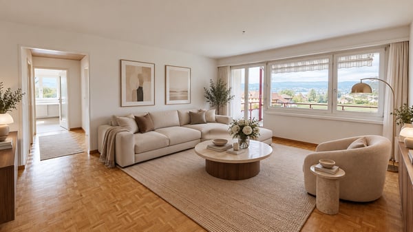 Helle 4-Zimmer-Wohnung im 1. OG ruhig wohnen in Uetikon am See | BEFRISTET 1