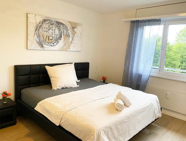 🌟 Modern & Fully Furnished 3-bedroom Business Apartment at 8301 walliselln🌟 3