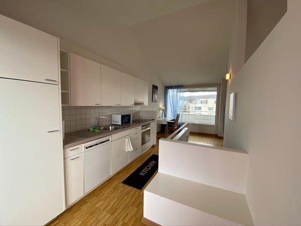 🏠 Modern 1.5 Zi Fully-Furnished Business Apartment at 8600 Dübendorf 14