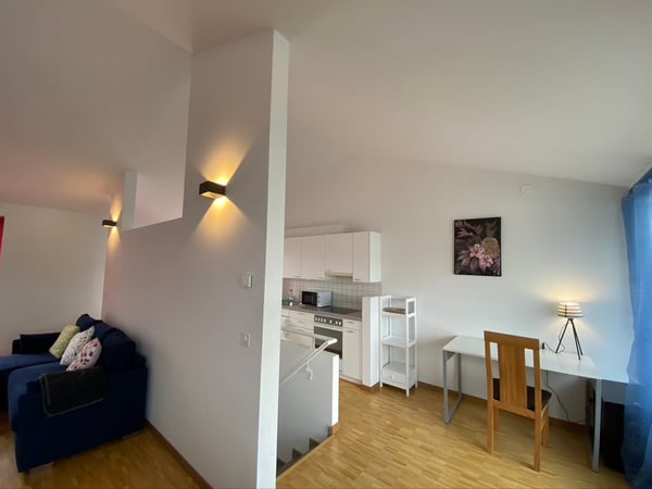 🏠 Modern 1.5 Zi Fully-Furnished Business Apartment at 8600 Dübendorf 16
