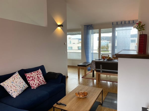 🏠 Modern 1.5 Zi Fully-Furnished Business Apartment at 8600 Dübendorf 4