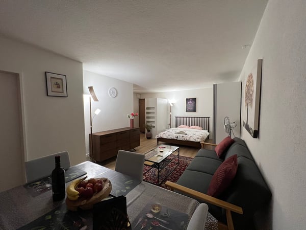 🏡 Fully Furnished Apartment City Connect Apartment – 2.5 zi Just 1 Min from Oerlikon Station 7