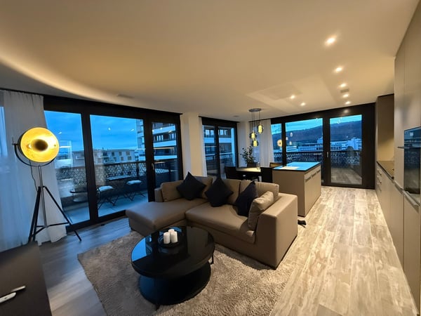 Modern 1.5-room apartment with balcony and panoramic views in Dübendorf 2