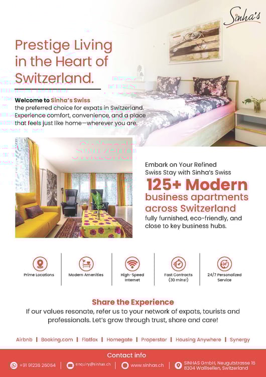 🏡 Stylish Studio Apartment close to Zurich City Centre | Fully Furnished 30