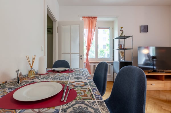 2.5 Room Furnished Business Apartment - 4 min From Basel SBB Station ; Few metres From Zoo Dorenbach 11