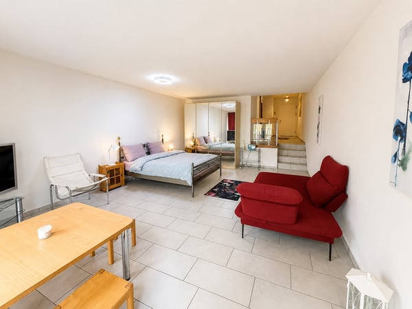 🌿 Bright Modern Studio with Balcony & Garden Access | Minutes from Zürich HB 5