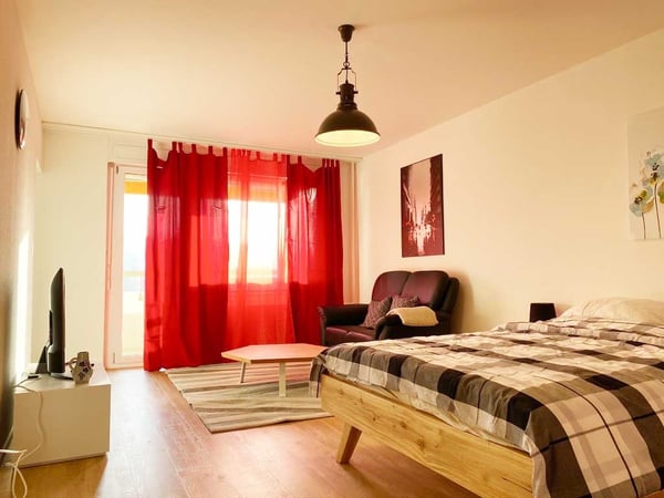 🏡 Fully Furnished 1.5-Room Apartment for Rent – Ueberlandstrasse, 8051 Zürich 1