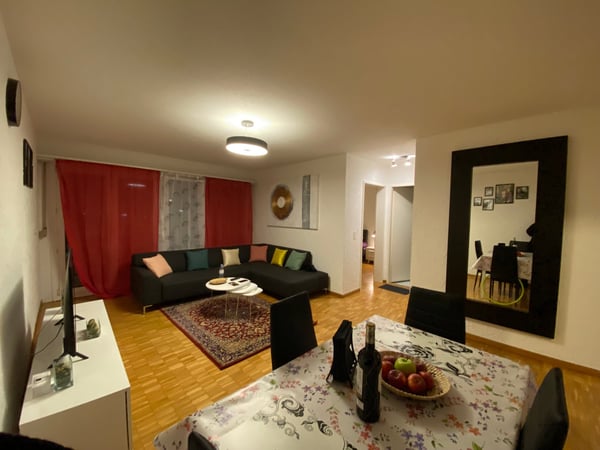 🌇 Fully Furnished 2.5-Room Apartment in Opfikon | Short-Term Rental | Balcony | Private Laundry 3
