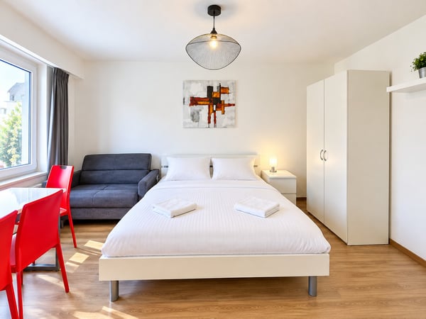 🏡 Fully Furnished 1.5-Room Apartment with Balcony in Dübendorf 2