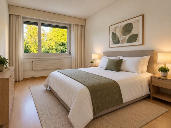Newly Furnished 2.5-Room Apartment with Balcony and Beautiful Views in Zürich Oerlikon 2