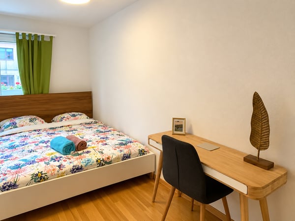 💎 Elegant Furnished 4.5-Room Home with a Beautiful Balcony in Seebach 15