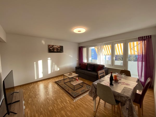 🏡 Furnished 2.5-Room Apartment with Private Balcony in Dübendorf – 8600