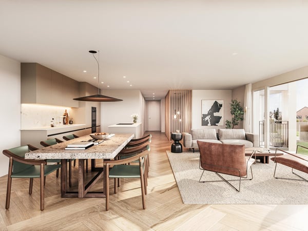 Hochwertige Neubauwohnung mit Süd-West-Balkon und modernem Ausbau in ruhiger Lage 3