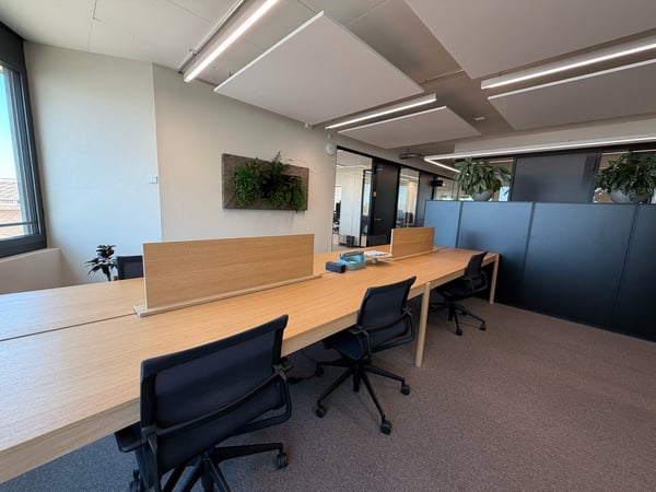 Vollmöblierte Arbeitsplatzlösungen (Open Space)