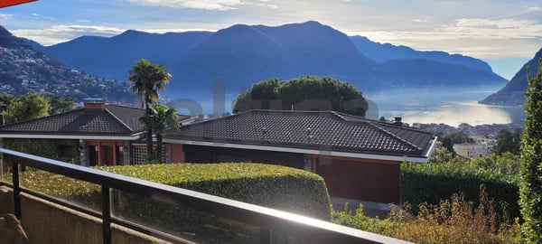 Esclusivo appartamento duplex con balcone e giardino a Massagno 1