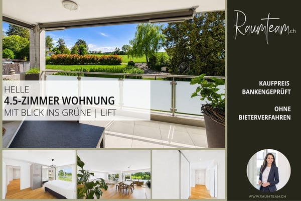 RESERVIERT - Helle Wohnung mit Blick ins Grüne 1