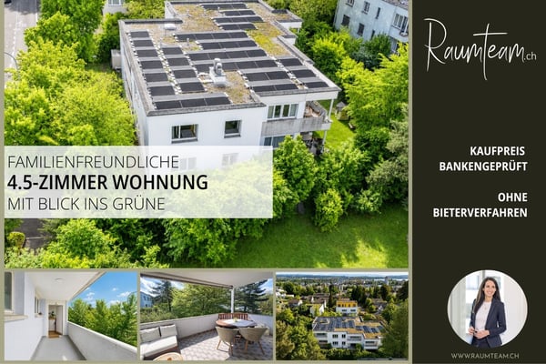 Helle 4.5 Zimmer-Wohnung mit Gartenblick 1