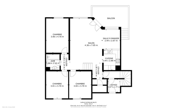 Duplex PPE avec combles & jardin privatif 8