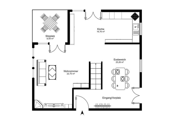 Freistehendes Einfamilienhaus mit sonnigem Garten in Walterswil SO 11